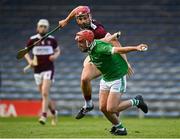 30 August 2020; Robbie Long of Drom and Inch in action against Niall Kenny of Borris-Ileigh during the Tipperary County Senior Hurling Championships Quarter-Final match between Borris-Ileigh and Drom and Inch at Semple Stadium in Thurles, Tipperary. Photo by Harry Murphy/Sportsfile