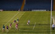 30 August 2020; David Butler of Drom and Inch shoots to score his side's third goal past goalkeeper James McCormack of Borris-Ileigh during the Tipperary County Senior Hurling Championships Quarter-Final match between Borris-Ileigh and Drom and Inch at Semple Stadium in Thurles, Tipperary. Photo by Harry Murphy/Sportsfile