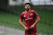 30 August 2020; Damian de Allende of Munster during the Guinness PRO14 Round 15 match between Munster and Connacht at the Aviva Stadium in Dublin. Photo by Ramsey Cardy/Sportsfile