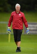 30 August 2020; Sligo Rovers goalkeeping coach Leo Tierney during the Extra.ie FAI Cup Second Round match between UCD and Sligo Rovers at UCD Bowl in Belfield, Dublin. Photo by Stephen McCarthy/Sportsfile