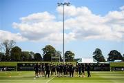 31 August 2020; Republic of Ireland manager Stephen Kenny talks to his players during a Republic of Ireland training session at the FAI National Training Centre in Abbotstown, Dublin. Photo by Stephen McCarthy/Sportsfile