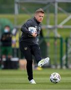 31 August 2020; Republic of Ireland coach Damien Duff during a Republic of Ireland training session at the FAI National Training Centre in Abbotstown, Dublin. Photo by Stephen McCarthy/Sportsfile