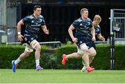 31 August 2020; James Ryan, left, and Dan Leavy during Leinster Rugby squad training at the RDS Arena in Dublin. Photo by Ramsey Cardy/Sportsfile