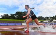 30 August 2020; Aoife Allen of St. Senans AC, Kilkenny, competing in the Women's 3000m Steeplechase event during day four of the Irish Life Health National Senior and U23 Athletics Championships at Morton Stadium in Santry, Dublin. Photo by Sam Barnes/Sportsfile