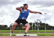 30 August 2020; James Kelly of Finn Valley AC, Donegal, competing in the Men's Shot put event during day four of the Irish Life Health National Senior and U23 Athletics Championships at Morton Stadium in Santry, Dublin. Photo by Sam Barnes/Sportsfile