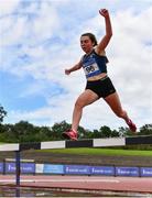 30 August 2020; Aoife Allen of St. Senans AC, Kilkenny, competing in the Women's 3000m Steeplechase event during day four of the Irish Life Health National Senior and U23 Athletics Championships at Morton Stadium in Santry, Dublin. Photo by Sam Barnes/Sportsfile