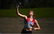 30 August 2020; Katherine O'Connor of Dundalk St. Gerards AC, Louth competing in the Women's Shot Put event during day four of the Irish Life Health National Senior and U23 Athletics Championships at Morton Stadium in Santry, Dublin. Photo by Sam Barnes/Sportsfile