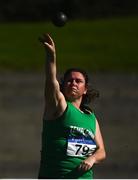 30 August 2020; Genevieve Rowland of Templemore AC, Tipperary, competing in the Women's Shot Put event during day four of the Irish Life Health National Senior and U23 Athletics Championships at Morton Stadium in Santry, Dublin. Photo by Sam Barnes/Sportsfile