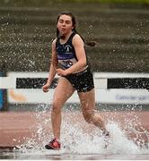30 August 2020; Aoife Allen of St. Senans AC, Kilkenny, competing in the Women's 3000m Steeplechase event during day four of the Irish Life Health National Senior and U23 Athletics Championships at Morton Stadium in Santry, Dublin. Photo by Sam Barnes/Sportsfile