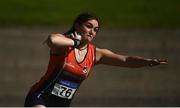 30 August 2020; Casey Mulvey of Inny Vale AC, Cavan, competing in the Women's Shot Put event during day four of the Irish Life Health National Senior and U23 Athletics Championships at Morton Stadium in Santry, Dublin. Photo by Sam Barnes/Sportsfile