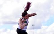 30 August 2020; Alana Frattaroli of Limerick AC, competing in the Women's Shot Put event during day four of the Irish Life Health National Senior and U23 Athletics Championships at Morton Stadium in Santry, Dublin. Photo by Sam Barnes/Sportsfile