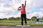 30 August 2020; Geraldine Stewart of Tír Chonaill AC, Donegal, competing in the Women's Shot Put event during day four of the Irish Life Health National Senior and U23 Athletics Championships at Morton Stadium in Santry, Dublin. Photo by Sam Barnes/Sportsfile