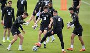 31 August 2020; Lee Desmond, centre, and Shane Griffin, right, of St Patrick's Athletic during a Republic of Ireland training session at the FAI National Training Centre in Abbotstown, Dublin. Photo by Stephen McCarthy/Sportsfile