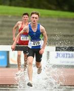 30 August 2020; Joseph Haynes of Armagh AC, competing in the Men's 3000m Steeplechase event during day four of the Irish Life Health National Senior and U23 Athletics Championships at Morton Stadium in Santry, Dublin. Photo by Sam Barnes/Sportsfile