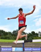 30 August 2020; Mark Hanrahan of Ennis Track AC, Clare, competing in the Men's 3000m Steeplechase event during day four of the Irish Life Health National Senior and U23 Athletics Championships at Morton Stadium in Santry, Dublin. Photo by Sam Barnes/Sportsfile