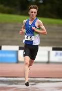 30 August 2020; Joseph Haynes of Armagh AC, right, competing in the Men's 3000m Steeplechase event during day four of the Irish Life Health National Senior and U23 Athletics Championships at Morton Stadium in Santry, Dublin. Photo by Sam Barnes/Sportsfile