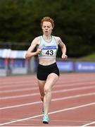 30 August 2020; Iseult O'Donnell of Raheny Shamrock AC, Dublin on her way to winning the Women's 800m event during day four of the Irish Life Health National Senior and U23 Athletics Championships at Morton Stadium in Santry, Dublin. Photo by Sam Barnes/Sportsfile