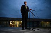 31 August 2020; FAI Independent Chairperson Roy Barrett during a FAI Post EGM Media Briefing at FAI Headquarters in Abbotstown, Dublin. Photo by Stephen McCarthy/Sportsfile