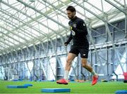 1 September 2020; Harry Arter during an activation session prior to Republic of Ireland training session at the Sport Ireland National Indoor Arena in Dublin. Photo by Stephen McCarthy/Sportsfile