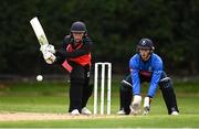1 September 2020; Neil Rock of Munster Reds plays a shot during the 2020 Test Triangle Inter-Provincial Series match between Munster Reds and Leinster Lightning at The Mardyke Cricket Grounds in Cork. Photo by Sam Barnes/Sportsfile