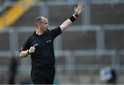 19 July 2019; Referee Brendan Cawley during the EirGrid Leinster GAA Football U20 Championship Final match between Laois and Dublin at Bord na Móna O’Connor Park in Tullamore, Co Offaly. Photo by Piaras Ó Mídheach/Sportsfile