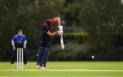 3 September 2020; Harry Tector of Northern Knights plays a shot during the Test Triangle Inter-Provincial Series 2020 match between Leinster Lightning and Northern Knights at Pembroke Cricket Club in Dublin. Photo by Matt Browne/Sportsfile
