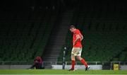 4 September 2020; Peter O'Mahony of Munster leaves the pitch after the Guinness PRO14 Semi-Final match between Leinster and Munster at the Aviva Stadium in Dublin. Photo by Brendan Moran/Sportsfile