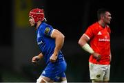 4 September 2020; Josh van der Flier of Leinster leaves the field after receiving a yellow card during the Guinness PRO14 Semi-Final match between Leinster and Munster at the Aviva Stadium in Dublin. Photo by David Fitzgerald/Sportsfile