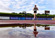 5 September 2020; Emily MacHugh of Naas AC, Kildare, on her way to winning the Junior Women's 3k Walk event during the Irish Life Health National Junior Track and Field Championships at Morton Stadium in Santry, Dublin. Photo by Sam Barnes/Sportsfile