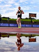 5 September 2020; Emily MacHugh of Naas AC, Kildare, on her way to winning the Junior Women's 3k Walk event during the Irish Life Health National Junior Track and Field Championships at Morton Stadium in Santry, Dublin. Photo by Sam Barnes/Sportsfile