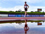 5 September 2020; Matthew Glennon of Mullingar Harriers AC, leads the field whilst competing in the Junior Men's 5k Walk  event during the Irish Life Health National Junior Track and Field Championships at Morton Stadium in Santry, Dublin. Photo by Sam Barnes/Sportsfile