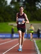 5 September 2020; Matthew Glennon of Mullingar Harriers AC, Weath, on his way to winning the Junior Men's 5k Walk event during the Irish Life Health National Junior Track and Field Championships at Morton Stadium in Santry, Dublin. Photo by Sam Barnes/Sportsfile