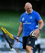 4 September 2020; Leinster scrum coach Robin McBryde prior to the Guinness PRO14 Semi-Final match between Leinster and Munster at the Aviva Stadium in Dublin. Photo by Brendan Moran/Sportsfile