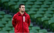 4 September 2020; Munster head coach Johann van Graan ahead of the Guinness PRO14 Semi-Final match between Leinster and Munster at the Aviva Stadium in Dublin. Photo by Ramsey Cardy/Sportsfile