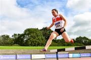 5 September 2020; Sarah Gilhooley of Galway City Harriers AC, on her way to finishing second in the Junior Women's 3000m Steeplechase event during the Irish Life Health National Junior Track and Field Championships at Morton Stadium in Santry, Dublin. Photo by Sam Barnes/Sportsfile