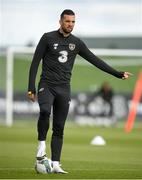 5 September 2020; Shane Duffy during a Republic of Ireland training session at FAI National Training Centre in Abbotstown, Dublin. Photo by Stephen McCarthy/Sportsfile