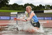 5 September 2020; Niamh McDonald of Ballyroan Abbeyleix and District AC, competing in the Junior Women's 3000m Steeplechase event during the Irish Life Health National Junior Track and Field Championships at Morton Stadium in Santry, Dublin. Photo by Sam Barnes/Sportsfile