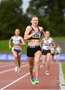 5 September 2020; Aimee Hayde of Newport AC, Tipperary, on her way to winning the Junior Women's 1500m event during the Irish Life Health National Junior Track and Field Championships at Morton Stadium in Santry, Dublin. Photo by Sam Barnes/Sportsfile