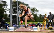 5 September 2020; Maeve Hayes of St Pauls AC, Wexford, competing in the Junior Women's High Jump event during the Irish Life Health National Junior Track and Field Championships at Morton Stadium in Santry, Dublin. Photo by Sam Barnes/Sportsfile