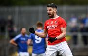 5 September 2020; Matthew Donnelly of Trillick St. Macartan’s celebrates after kicking a point during the Tyrone County Senior Football Championship Semi-Final match between Trillick St. Macartan’s and Na Fianna Coalisland at Healy Park in Omagh, Tyrone. Photo by David Fitzgerald/Sportsfile