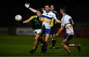 5 September 2020; Mark McKearney of Dungannon in action against Ronan McRory of Errigal Ciaran during the Tyrone County Senior Football Championship Semi-Final match between Dungannon Thomas Clarke GAA and Errigal Ciaran at Healy Park in Omagh, Tyrone. Photo by David Fitzgerald/Sportsfile