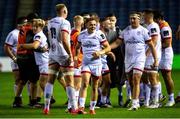 5 September 2020; Ulster players celebrate their victory following the Guinness PRO14 Semi-Final match between Edinburgh and Ulster at BT Murrayfield Stadium in Edinburgh, Scotland. Photo by Bill Murray/Sportsfile