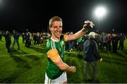 5 September 2020; David Walsh of Dungannon celebrates following the Tyrone County Senior Football Championship Semi-Final match between Dungannon Thomas Clarke GAA and Errigal Ciaran at Healy Park in Omagh, Tyrone. Photo by David Fitzgerald/Sportsfile