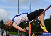 6 September 2020; Anna De Courcy of Waterford AC, competing in the F45 Women's High Jump event during the Irish Life Health National Masters Track and Field Championships at Morton Stadium in Santry, Dublin. Photo by Sam Barnes/Sportsfile