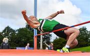 6 September 2020; Brian Peppard of Monaghan Phoenix AC, competing in the M50 Men's High Jump event during the Irish Life Health National Masters Track and Field Championships at Morton Stadium in Santry, Dublin. Photo by Sam Barnes/Sportsfile