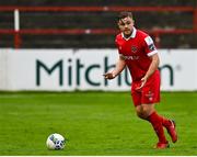5 September 2020; Georgie Poynton of Shelbourne during the SSE Airtricity League Premier Division match between Shelbourne and Cork City at Tolka Park in Dublin. Photo by Harry Murphy/Sportsfile