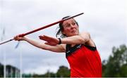 6 September 2020; Niamh McGuire of Rathkenny AC, Meath, competing in the F45 Women's Javelin event during the Irish Life Health National Masters Track and Field Championships at Morton Stadium in Santry, Dublin. Photo by Sam Barnes/Sportsfile