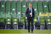 6 September 2020; Republic of Ireland manager Stephen Kenny ahead of the UEFA Nations League B match between Republic of Ireland and Finland at the Aviva Stadium in Dublin. Photo by Stephen McCarthy/Sportsfile