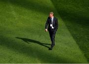 6 September 2020; Republic of Ireland manager Stephen Kenny walks the pitch prior to the UEFA Nations League B match between Republic of Ireland and Finland at the Aviva Stadium in Dublin. Photo by Seb Daly/Sportsfile
