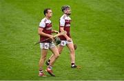 6 September 2020; David Langton and Shane Staunton of Clara look dejected following the Kilkenny County Senior Hurling Championship Quarter-Final match between Clara and Ballyhale Shamrocks at UPMC Nowlan Park in Kilkenny. Photo by Harry Murphy/Sportsfile